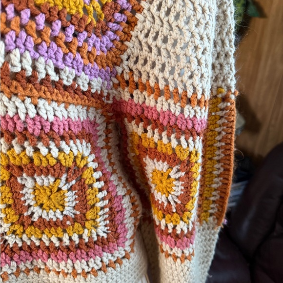 Crochet Boho Sweater - Picture 6 of 6